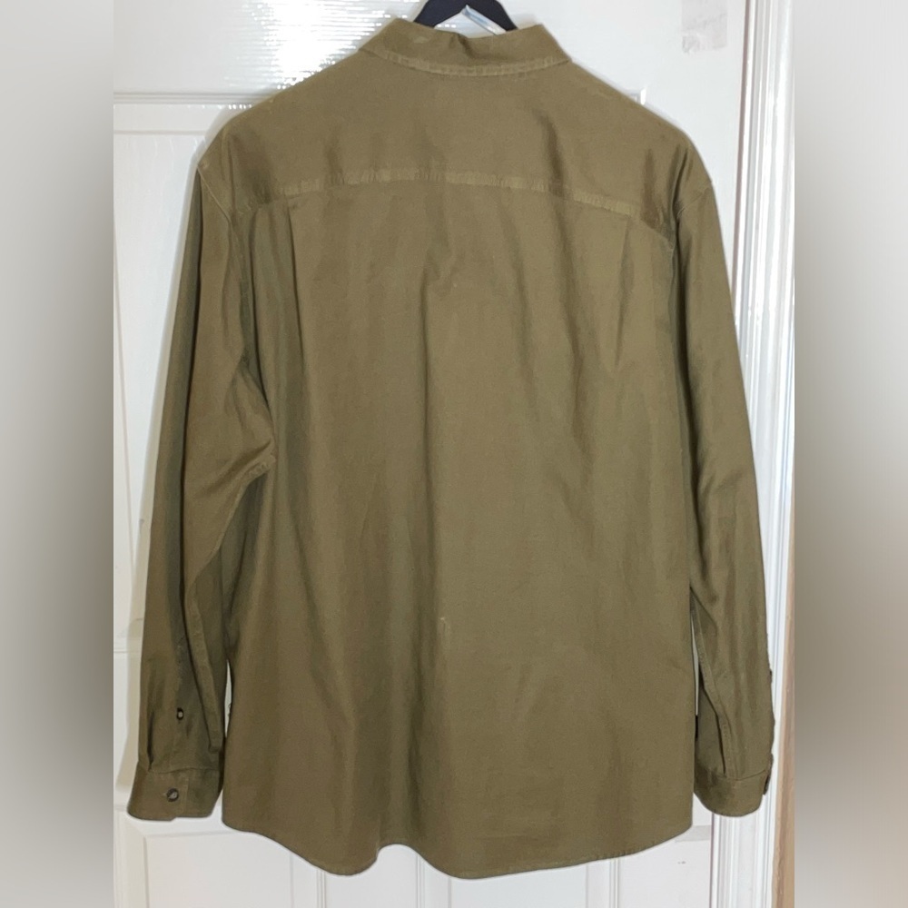 Carhartt Rugged Flex Relaxed Fit Canvas Long Sleeve Shirt 2XL Midweight - Picture 6 of 8
